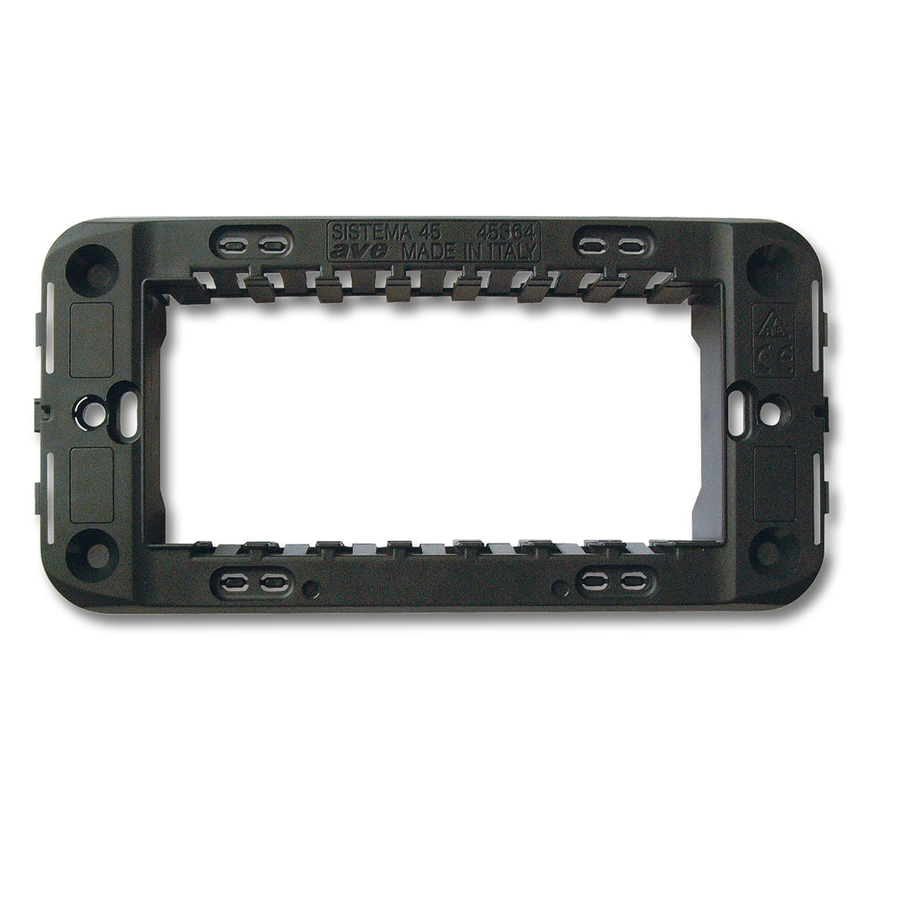 AVE - armatura 14 moduli per frutti speciali armatura 1-4 moduli per frutti speciali 45364