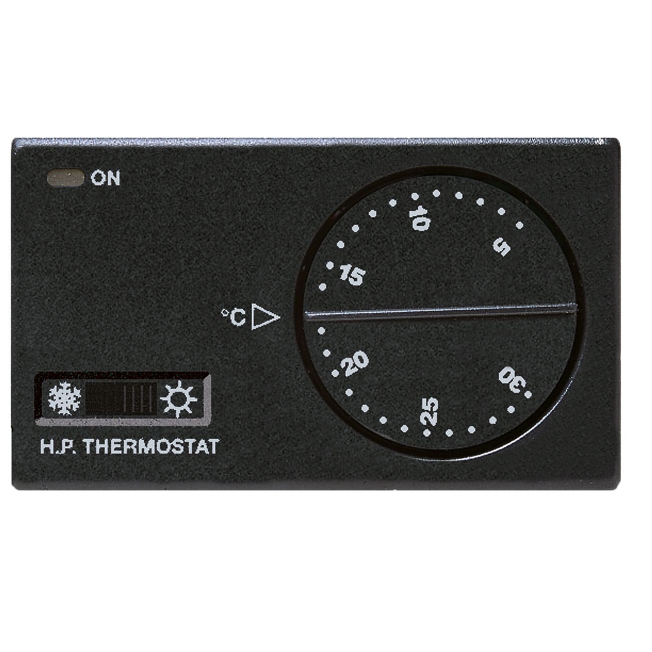 AVE - Termostato elettronico Noir S45. con commutatore estate/inverno  3 Mod. 45385SW