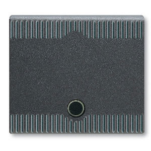 AVE - Tasto intercambiabile noir s45 2 moduli int. silenzioso noir gemma illuminato 453TG/2