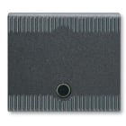 AVE - Tasto intercambiabile noir s45 2 moduli int. silenzioso noir gemma illuminato 453TG/2