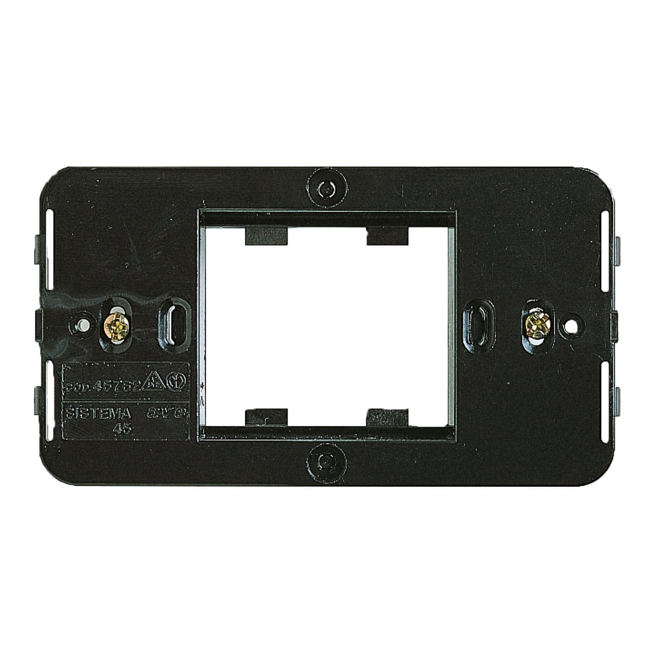 AVE - Armatura S45. 2 Mod. affiancati per scatola rettangolare 45762