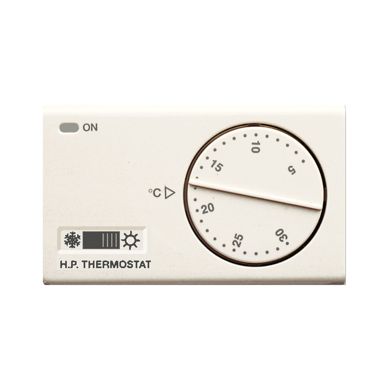 AVE - Termostato Blanc S45 colore RAL 1013. 230V con commutatore estate/inverno  3 Mod. 45985SW