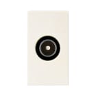 AVE - Presa coassiale Blanc S45 colore RAL 1013. diretta maschio  1 Mod. 45996IM