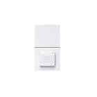 AVE - Pulsante Banquise S45 colore RAL 9016. 1P 16A NA  1 Mod. 45B50