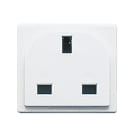 AVE - Presa standard inglese Banquise S45. 2P+T  2 Mod. 45B97TS