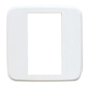 AVE - Cornice di ricambio 1 modulo ral 9016, ideale per sostituire o aggiornare il tuo impianto. 45CR1BB