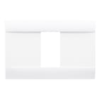 AVE - Placca Ral S45. lucida in tecnopolimero colore bianco banquise 1 Mod. 45P01BG
