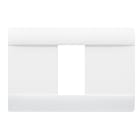 AVE - Placca Ral S45.sabbiata in tecnopolimero colore bianco blanc 1 Mod. 45P01BP