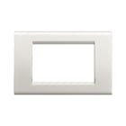 AVE - Placca in pressofusione colore bianco banquise micalizzato 3 Mod. 45P93BMC