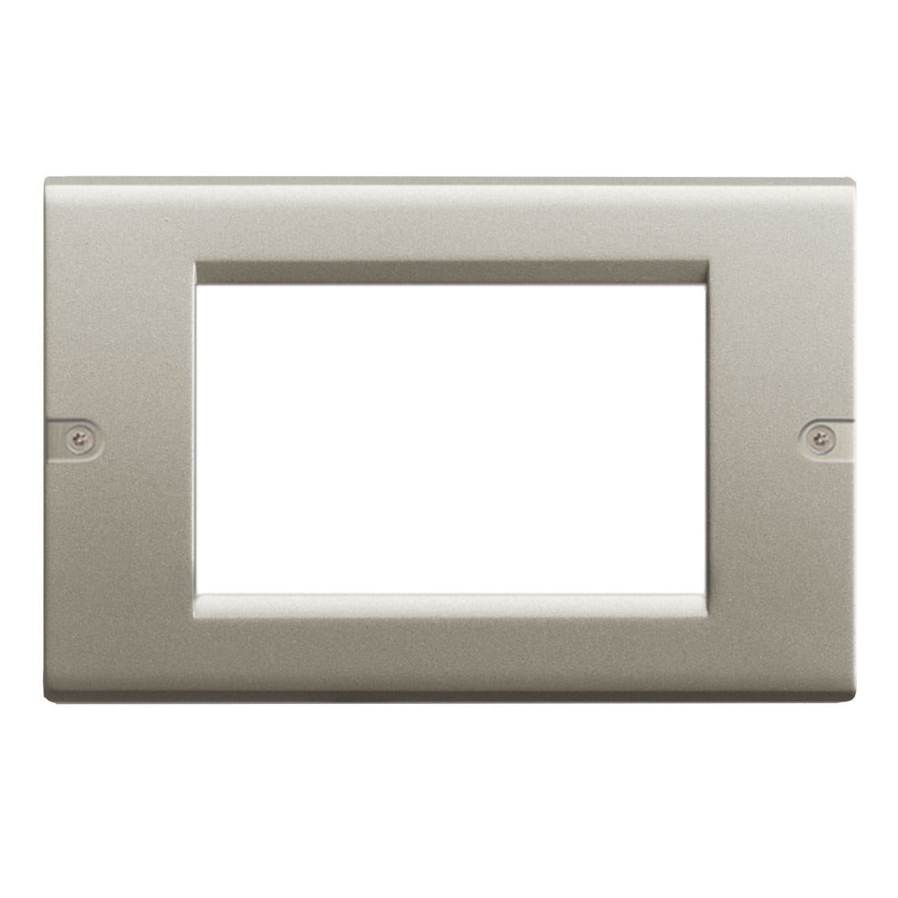 AVE - Placca Zama S45. metallo antivivandalo" colore titanio 3 Mod." 45P93TIAV