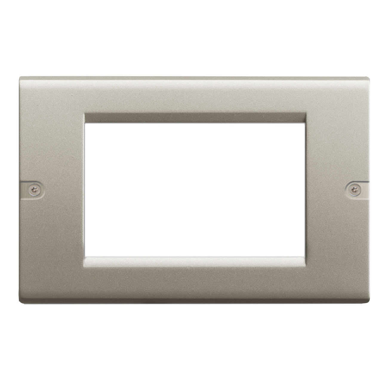 AVE - Placca Zama S45. metallo antivivandalo" colore titanio 3 Mod." 45P93TIAV