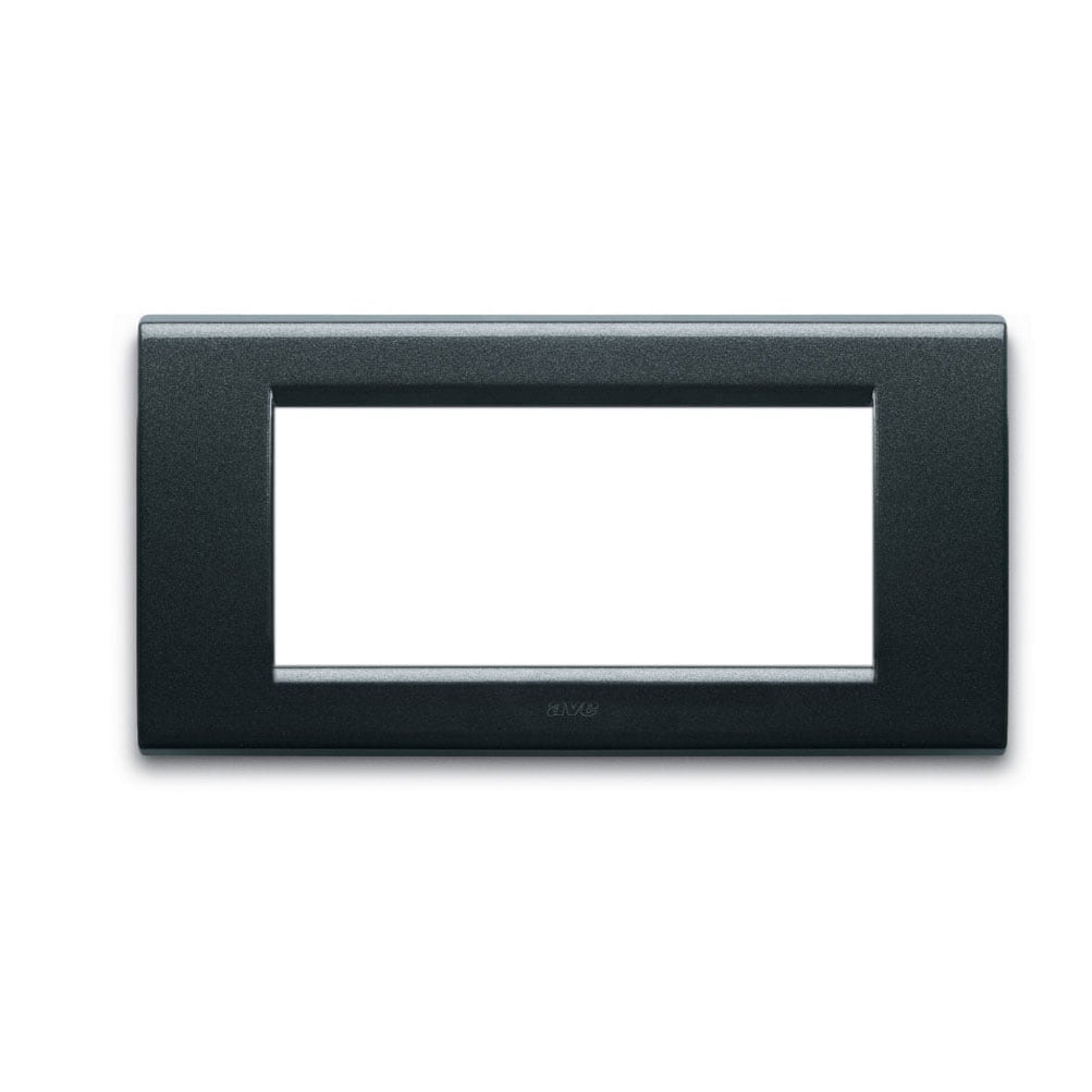 AVE - Placca Zama S45. in pressofusione colore grigio scuro metallizzato 4  Mod. 45P94GSM