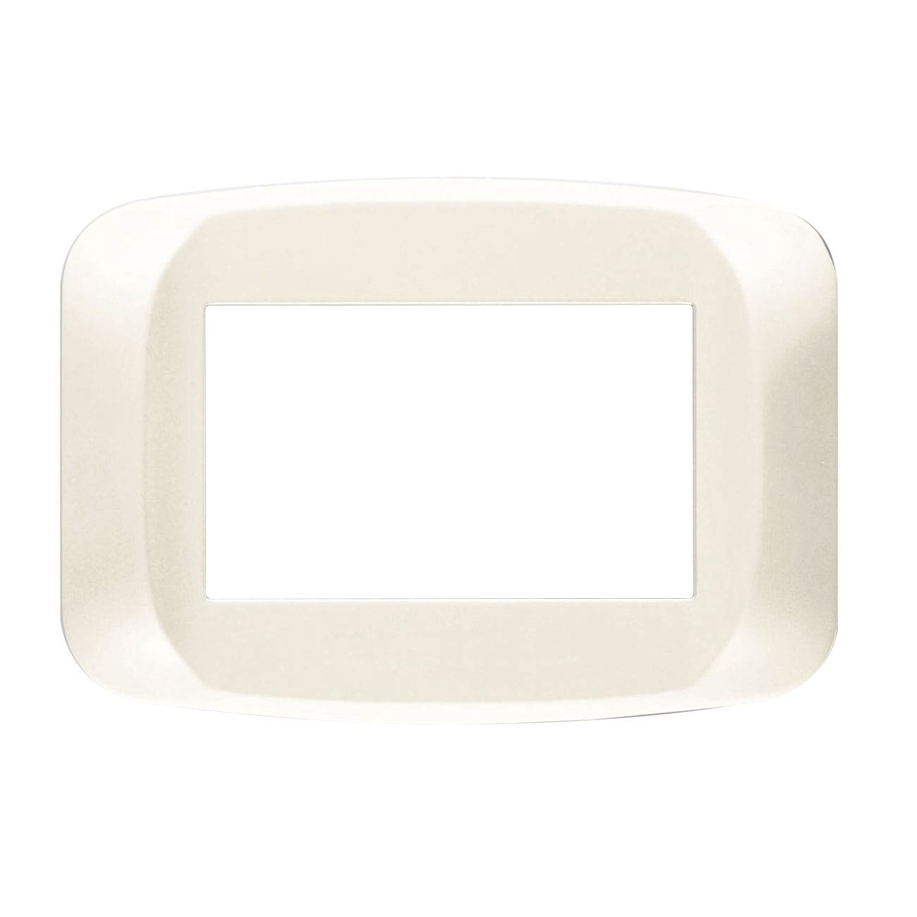 AVE - Placca in tecnopolimero colore bianco blanc 3 moduli 45PB03BP