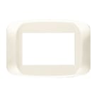 AVE - Placca in tecnopolimero colore bianco blanc 3 moduli 45PB03BP