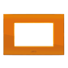 AVE - Placca Spring S45 colore ambra brillante 3 Mod. 45PS03ARB