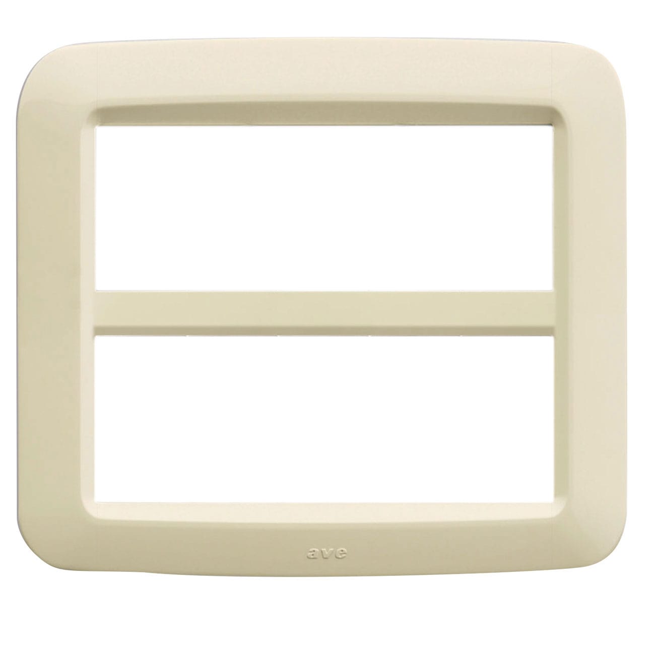 AVE - Placca in tecnopolimero 10 (5+5) Mod. colore bianco banquise 45PY010BB