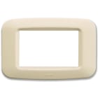 AVE - Placca in tecnopolimero per scatola rettangolare 3 Mod. color bianco blanc 45PY03BP