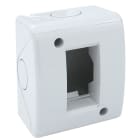 AVE - Contenitore autoportanti per tubo IP40 S45. RAL7035 1 Mod. 45Q41