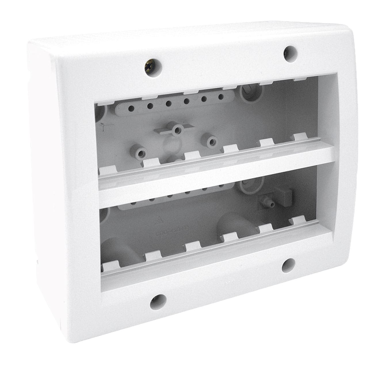 AVE - Contenitore autoportanti per tubo IP40 S45. RAL9016 12 Mod.