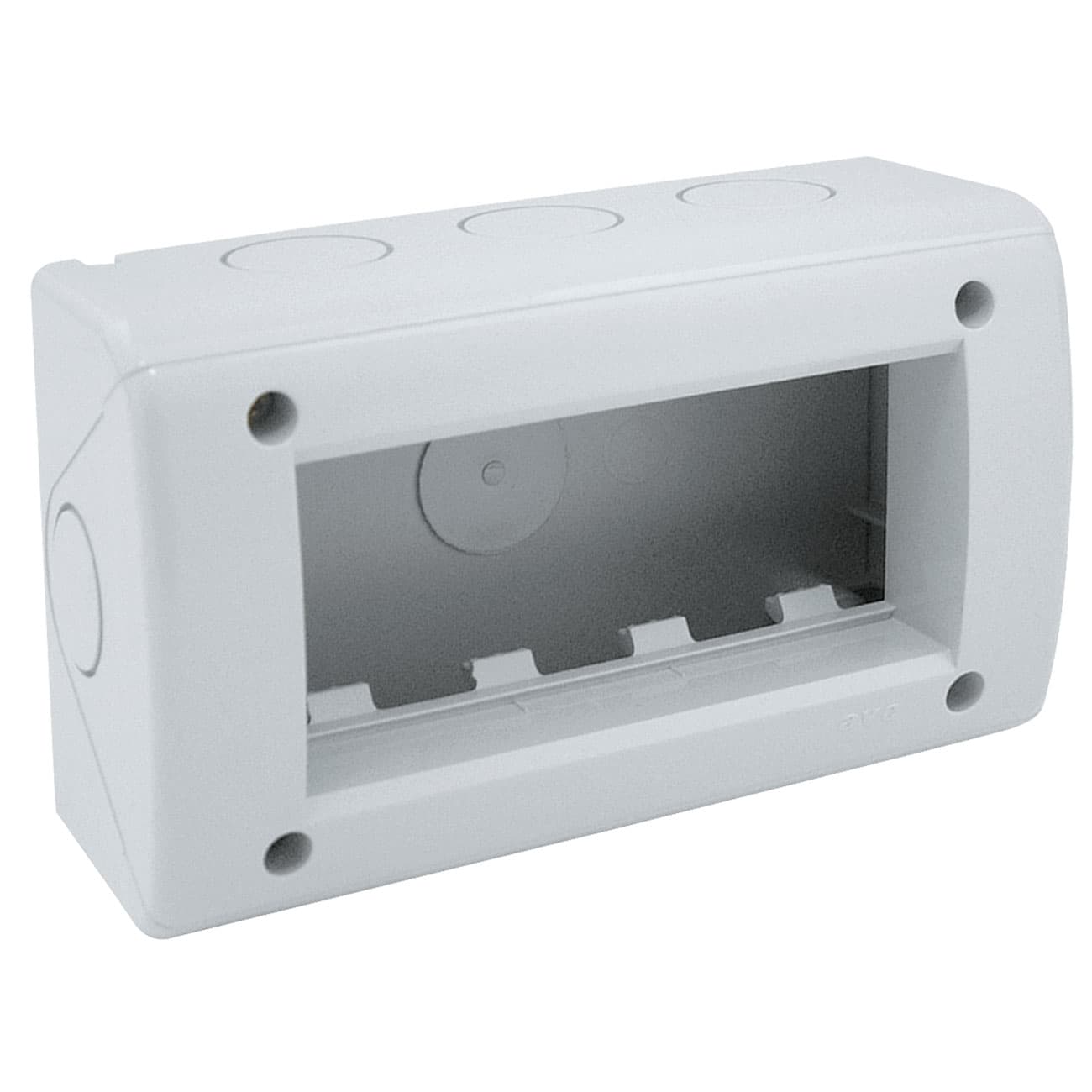 AVE - Contenitore autoportanti per tubo IP40 S45. RAL7035 4 Mod.