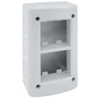 AVE - Contenitore autoportanti per tubo IP40 S45. RAL7035 4 Mod.
