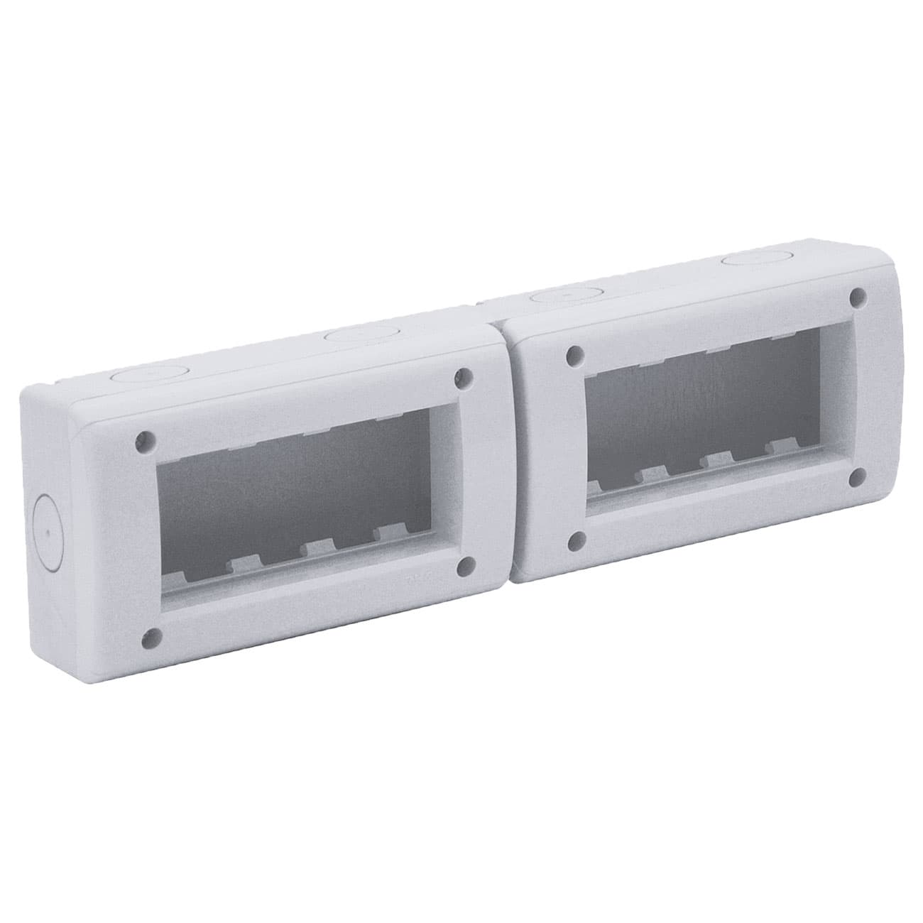 AVE - Contenitore autoportanti per tubo IP40 S45. RAL7035 8 Mod.