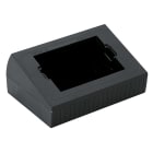 AVE - Scatola inclinata universale RAL7016 3m completare con placche 45p93.. o 45p03.. installazione da parete o da tavolo