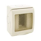 AVE - CONTENIT.AUTOP. RAL1013 IP55 S45 1M LINEA INDUSTRIALE  SPORTELLO CON MEMBRANA CEDIBILE 45ST01BP