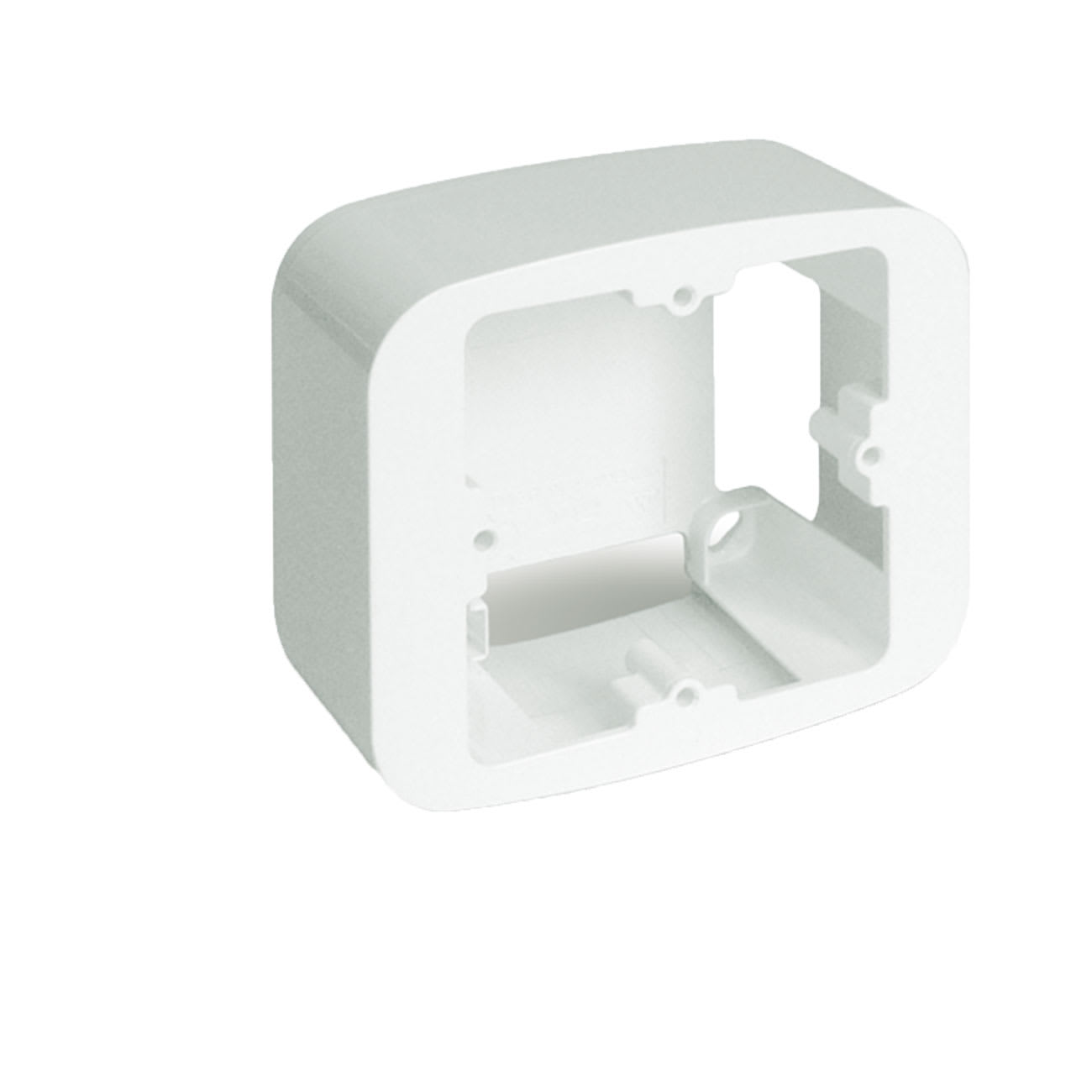 AVE - Scatola parete S45. RAL9016 completare con placche 45p21.. o 45p22 2 Mod. 45SY2