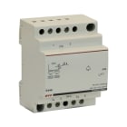AVE - Trasformatore di sicurezza resistente al cortocircuito per servizio intermittente VNP 230V  VNS 12/24V  PN30VA  4 moduli DIN