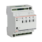 AVE - Attuatore illuminazione 8A resistivi 4 canali AVEbus 4 Mod. DIN