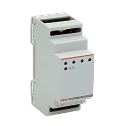 AVE - Attuatore termoregolazione per ventilconvettore a 1 canale AVEbus 2 Mod. DIN