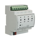 AVE - Attuatore KNX 2 canali per tapparelle, 4 moduli DIN, ideale per controllo efficiente. 53KNX20002