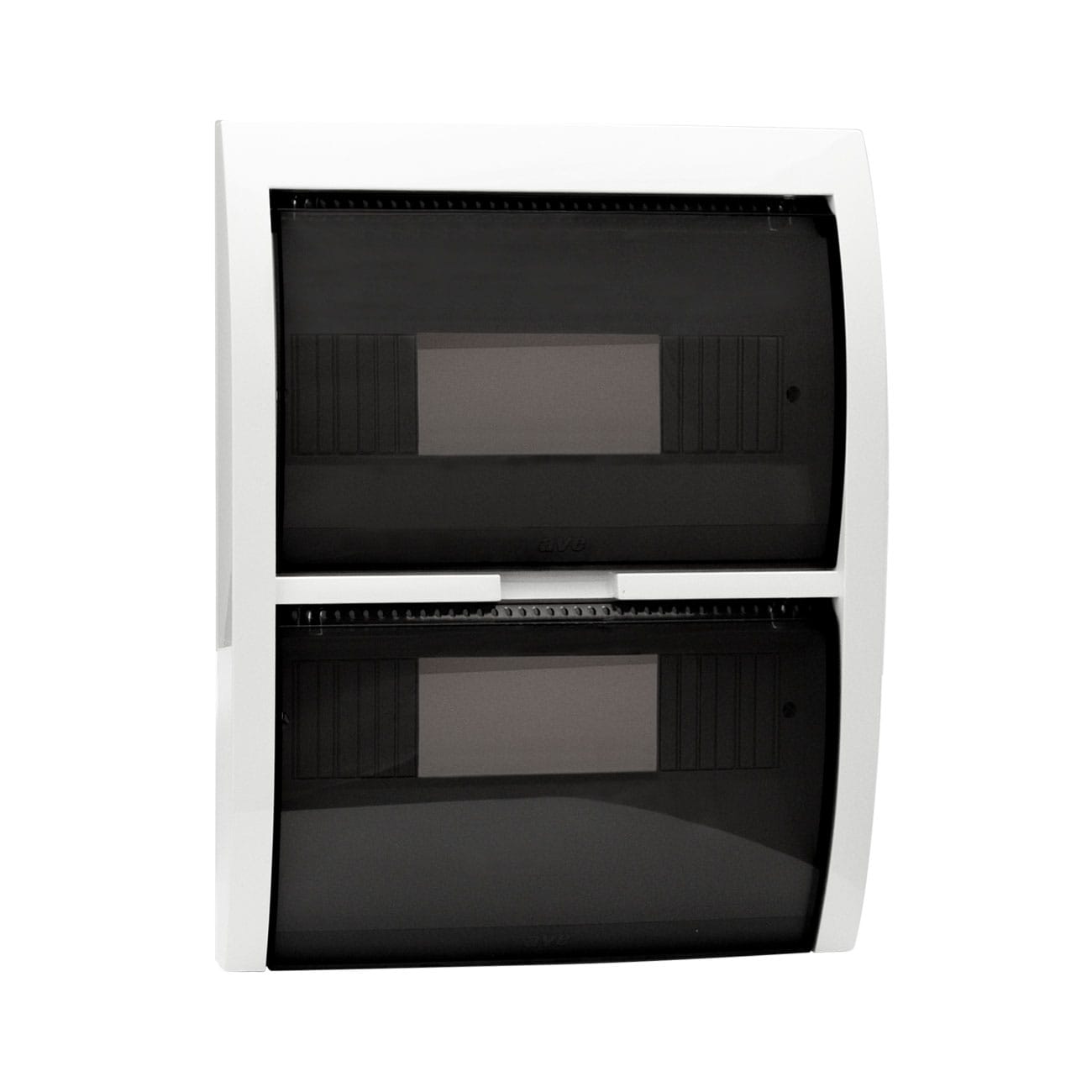 AVE - Coperchio IP40 colore bianco banquise RAL9016 24 moduli DIN per scatole BL08P e BL08CG 53T24BG