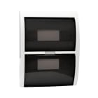 AVE - Coperchio IP40 colore bianco banquise RAL9016 24 moduli DIN per scatole BL08P e BL08CG 53T24BG