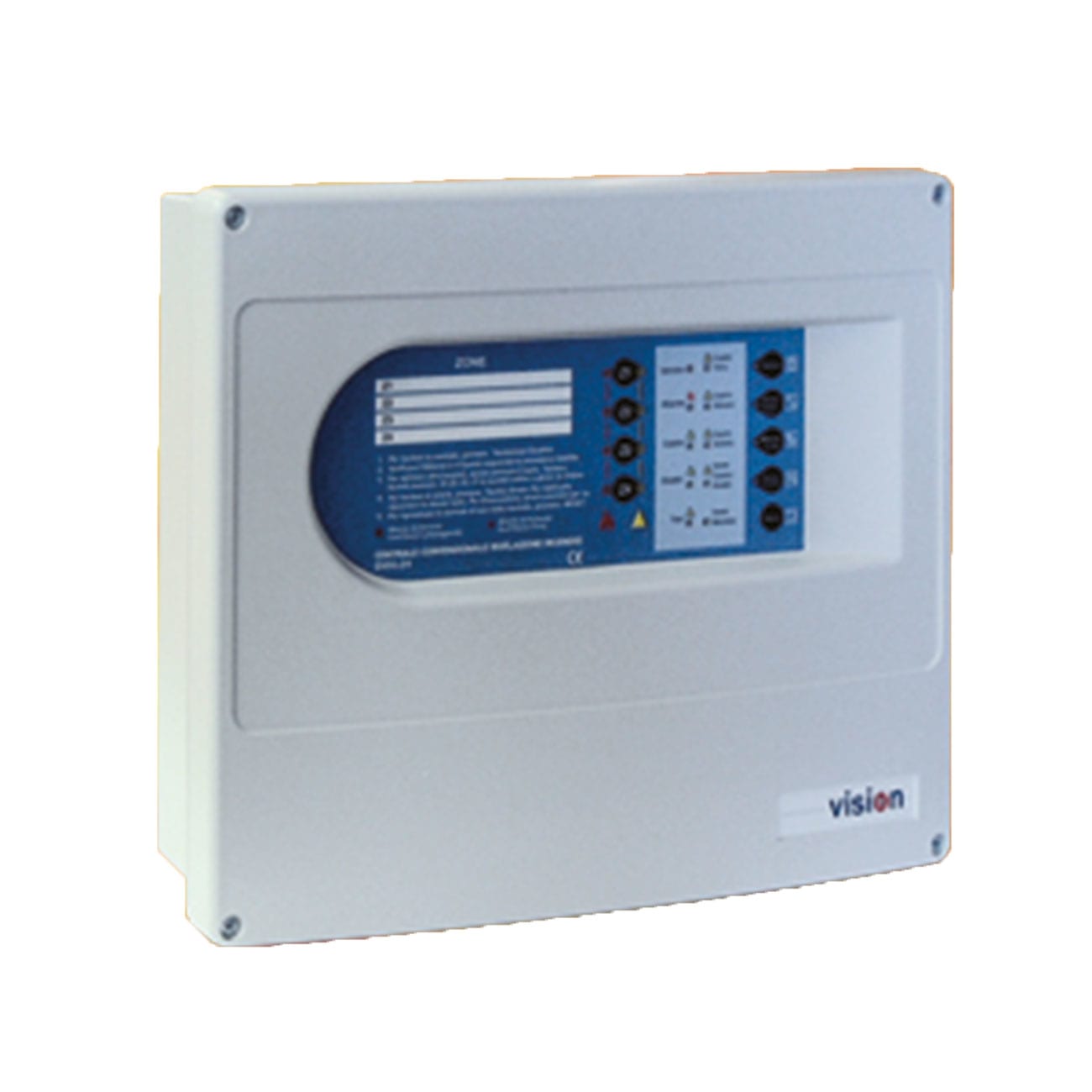 AVE - Centrale convenzionale a 4 zone, ideale per gestire e monitorare efficacemente fino a quattro aree distinte, garantendo sicurezza e controllo ottimali in ogni ambiente. AC904