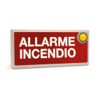 AVE - Avvisatore ottico acustico incendio. Segnalazione luminosa a led.