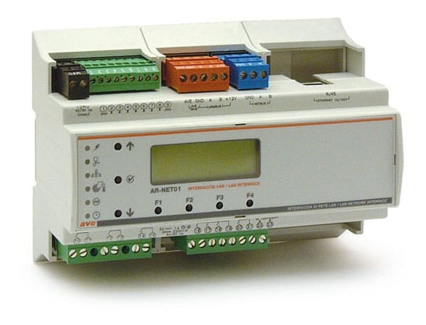 AVE - Interfaccia ethernet per dorsale NETbus  Sistema alberghiero  S44