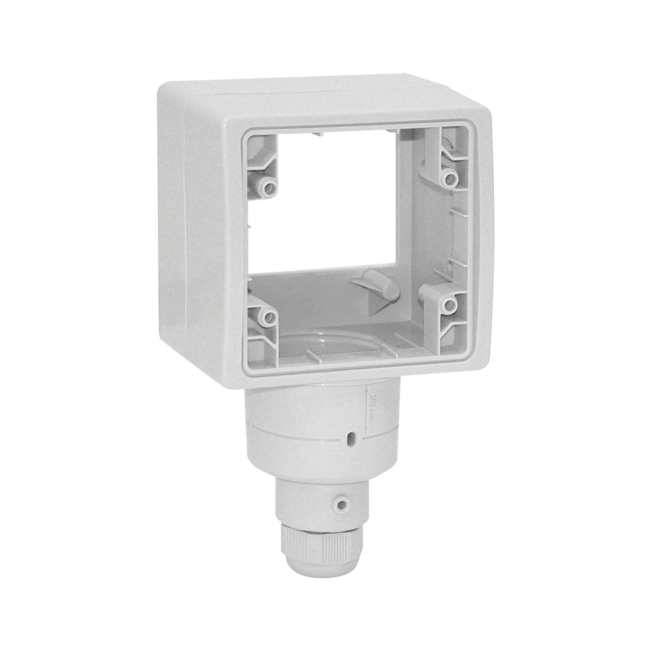 AVE - Box testapalo. S45 2 fronte IP55 installabile su palo BG100