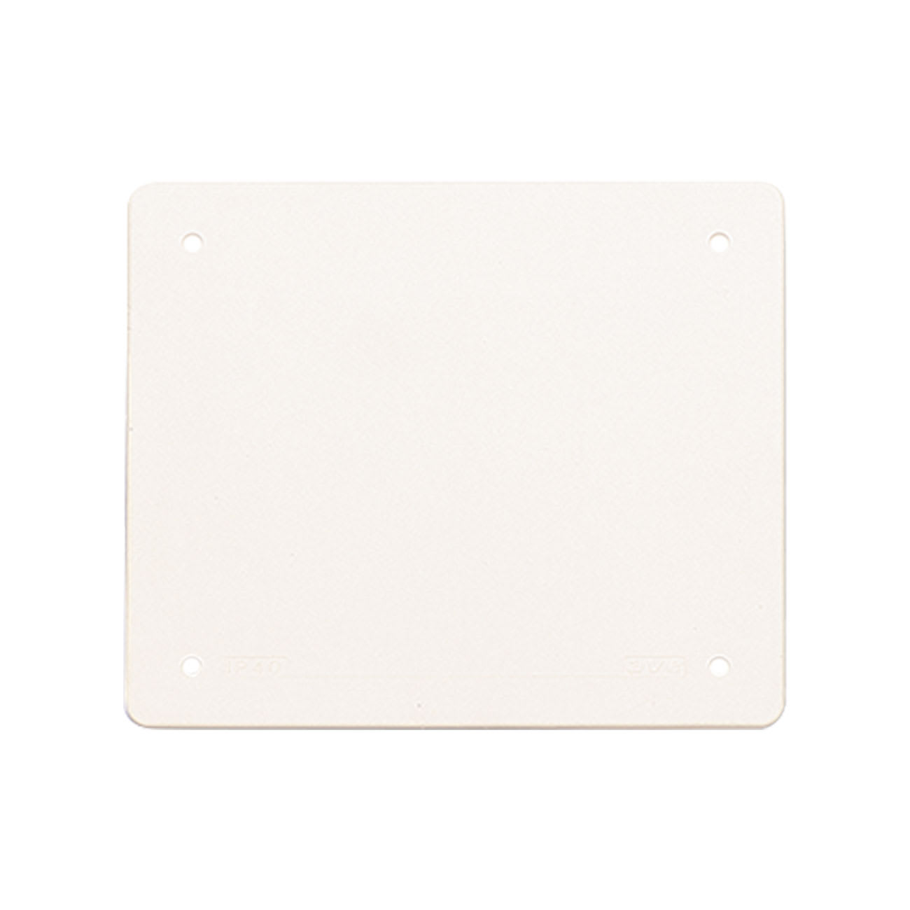 AVE - Coperchio IP40 antiurto di finitura per scatole: BL02P e BL03P BL02C