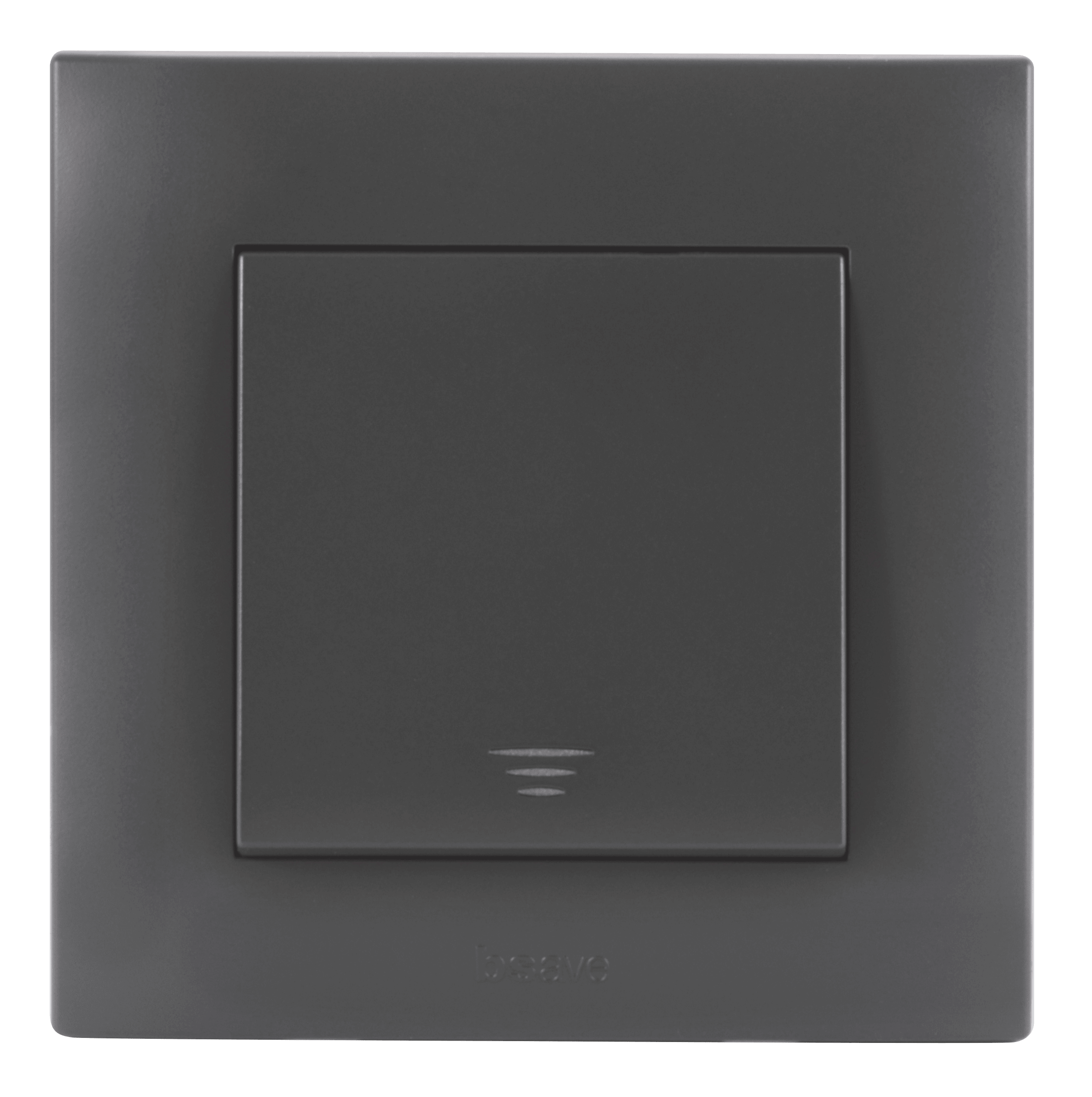 AVE - interruttore 20ax tasto largo 2 moduli grigio compatto e funzionale per installazioni elettriche BSG11001/20A