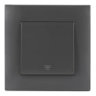 AVE - interruttore 20ax tasto largo 2 moduli grigio compatto e funzionale per installazioni elettriche BSG11001/20A