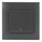 AVE - interruttore 20ax tasto largo 2 moduli grigio compatto e funzionale per installazioni elettriche BSG11001/20A