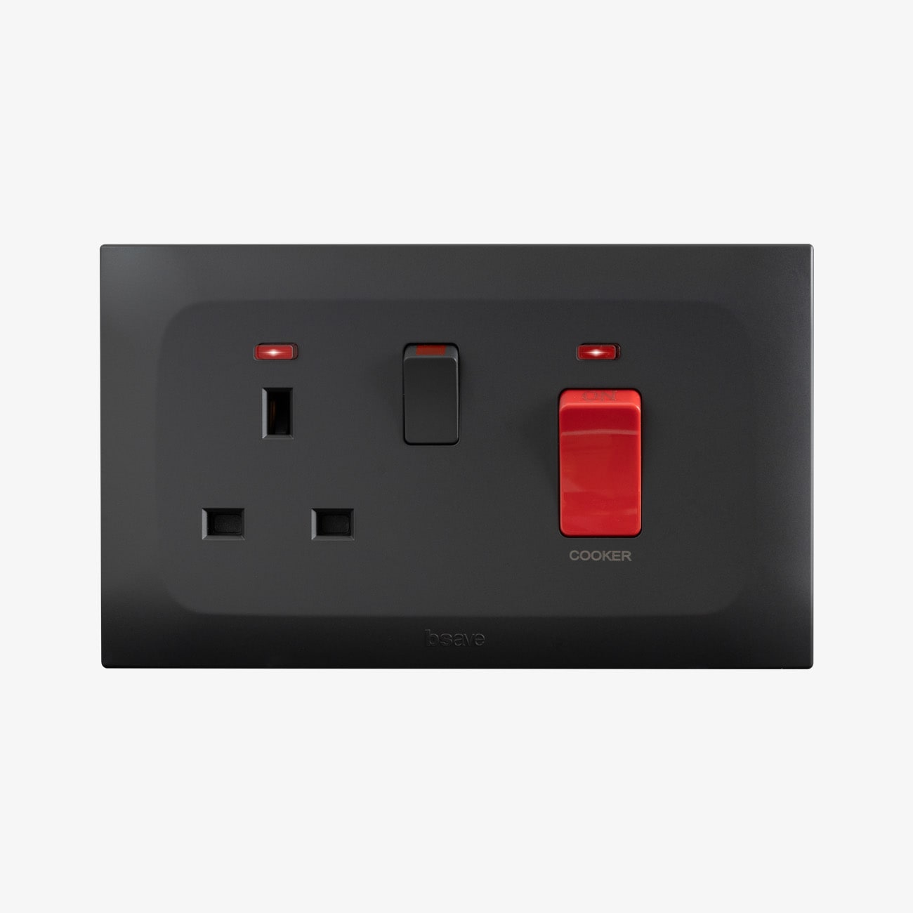 AVE - presa interruttore 13a 2p interruttore neutro 45a 2p4m gr BSG11064/97/2P