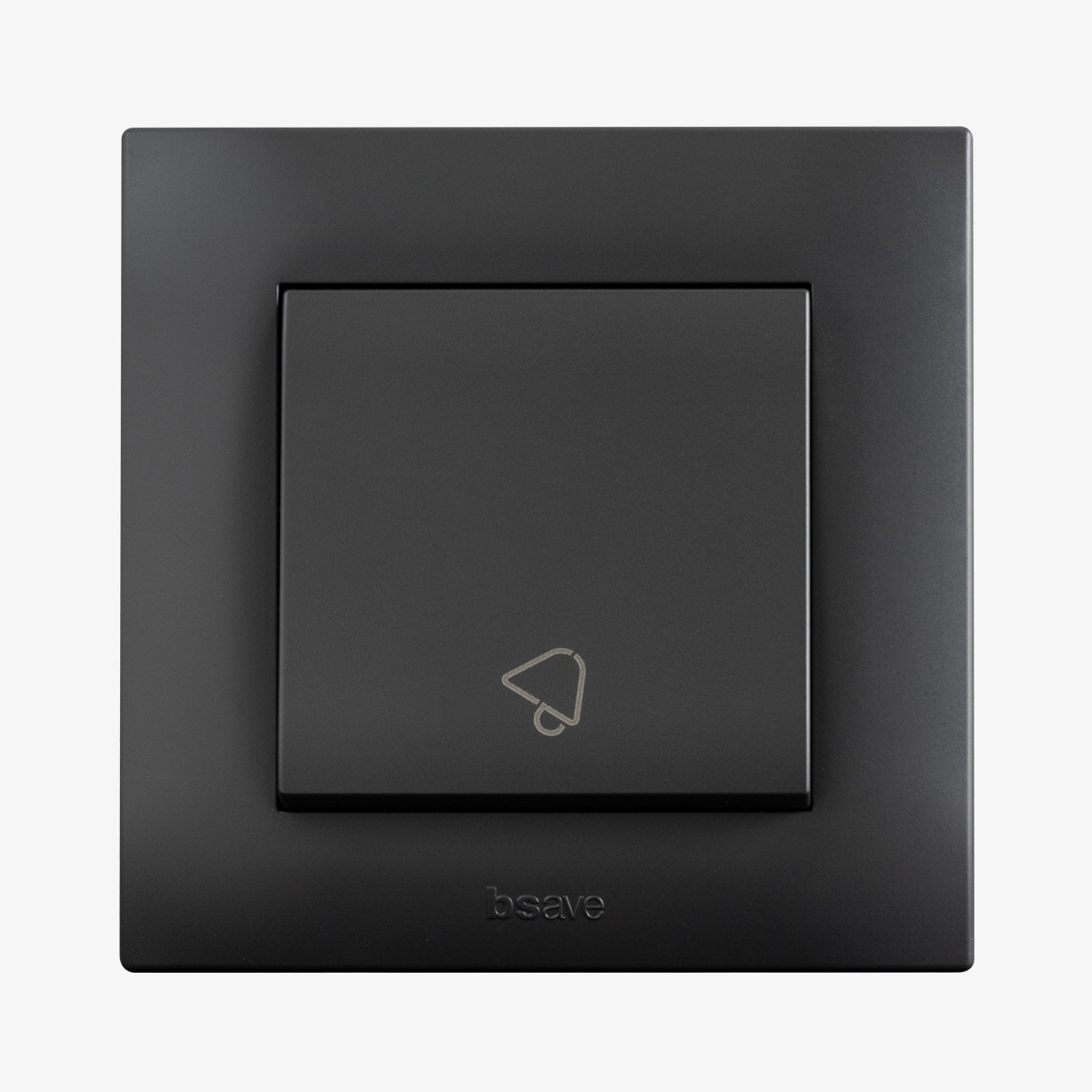 AVE - pulsante simbolo campanello 10ax non illuminato 2 moduli grigio pulsante simbolo campanello 10ax non illuminato 2 moduli grigio BSG11088