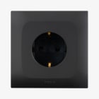 AVE - presa schuko 2p+t 16a 250v 2m grigio, ideale per connessioni sicure e affidabili in ambienti domestici e professionali, garantisce efficienza e durata nel tempo. BSG11090S