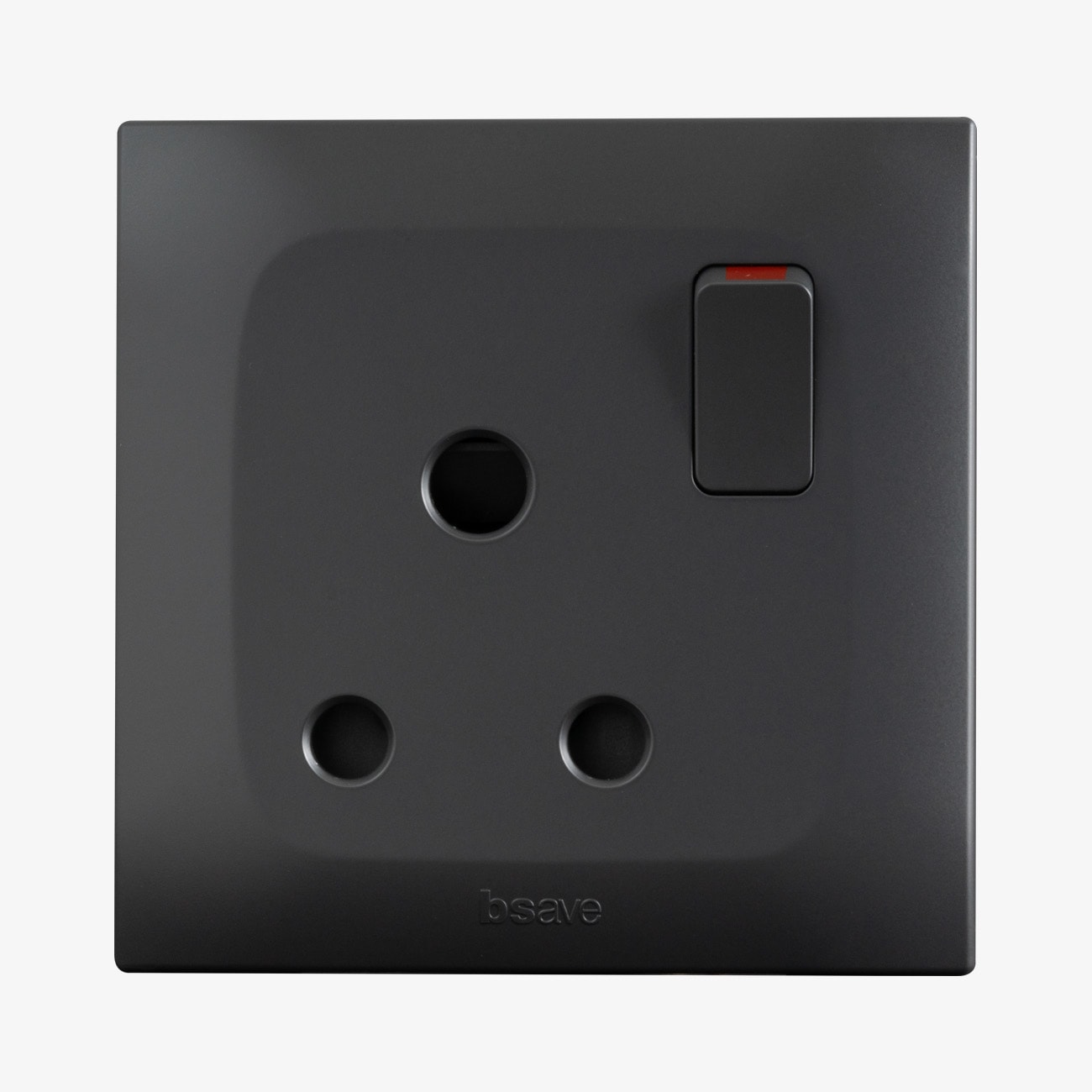 AVE - presa 15a con interruttore 1p 2m grigio compatto e funzionale per installazioni elettriche BSG11097/15A