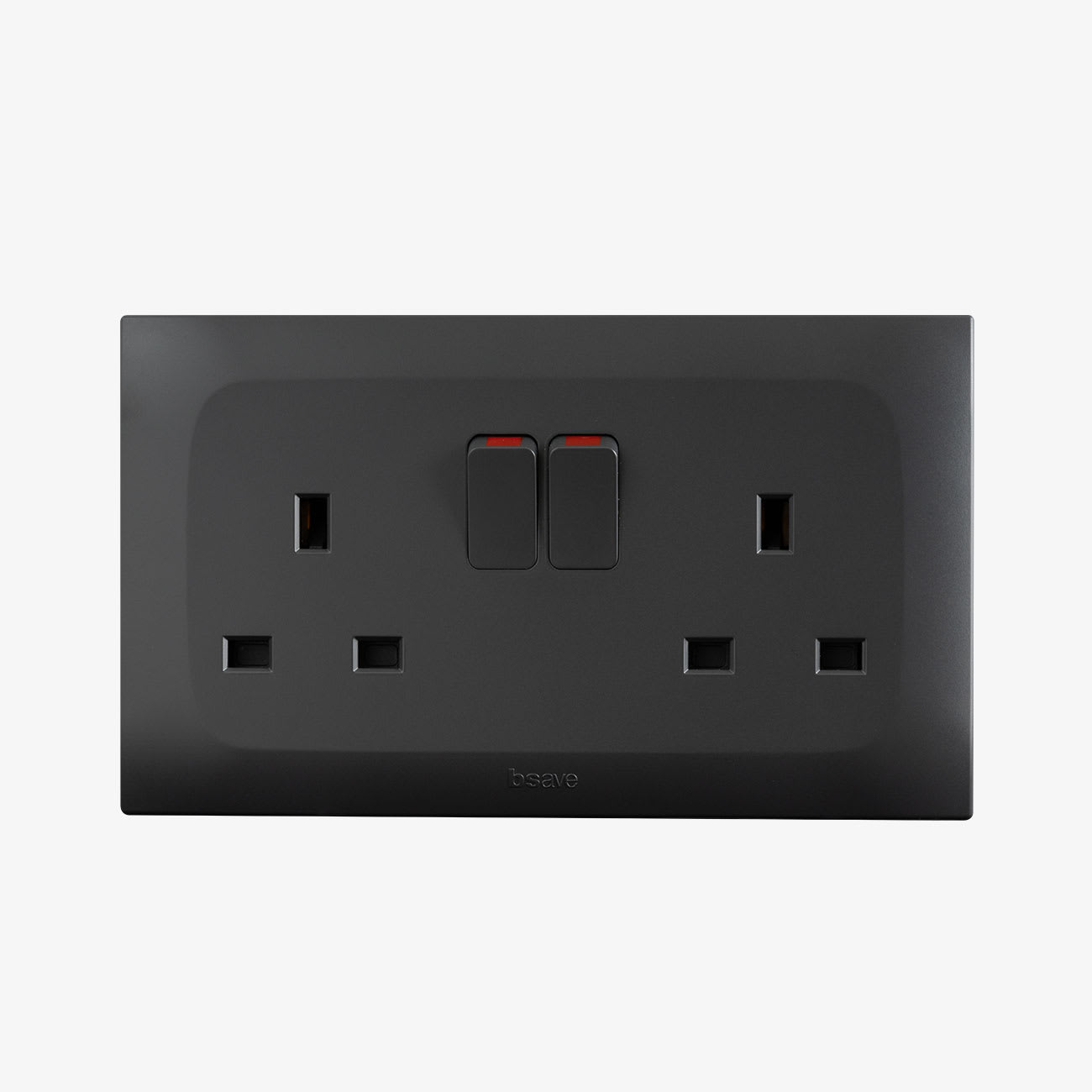 AVE - doppia presa st. ing. con interruttore 13a 2p4m grigio compatta e versatile per installazioni elettriche efficienti e sicure in ambienti residenziali e commerciali BSG21097/2P