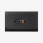 AVE - doppia presa sicurezza elettrica 125v4m grigia per installazioni sicure e affidabili BSG21098CRS