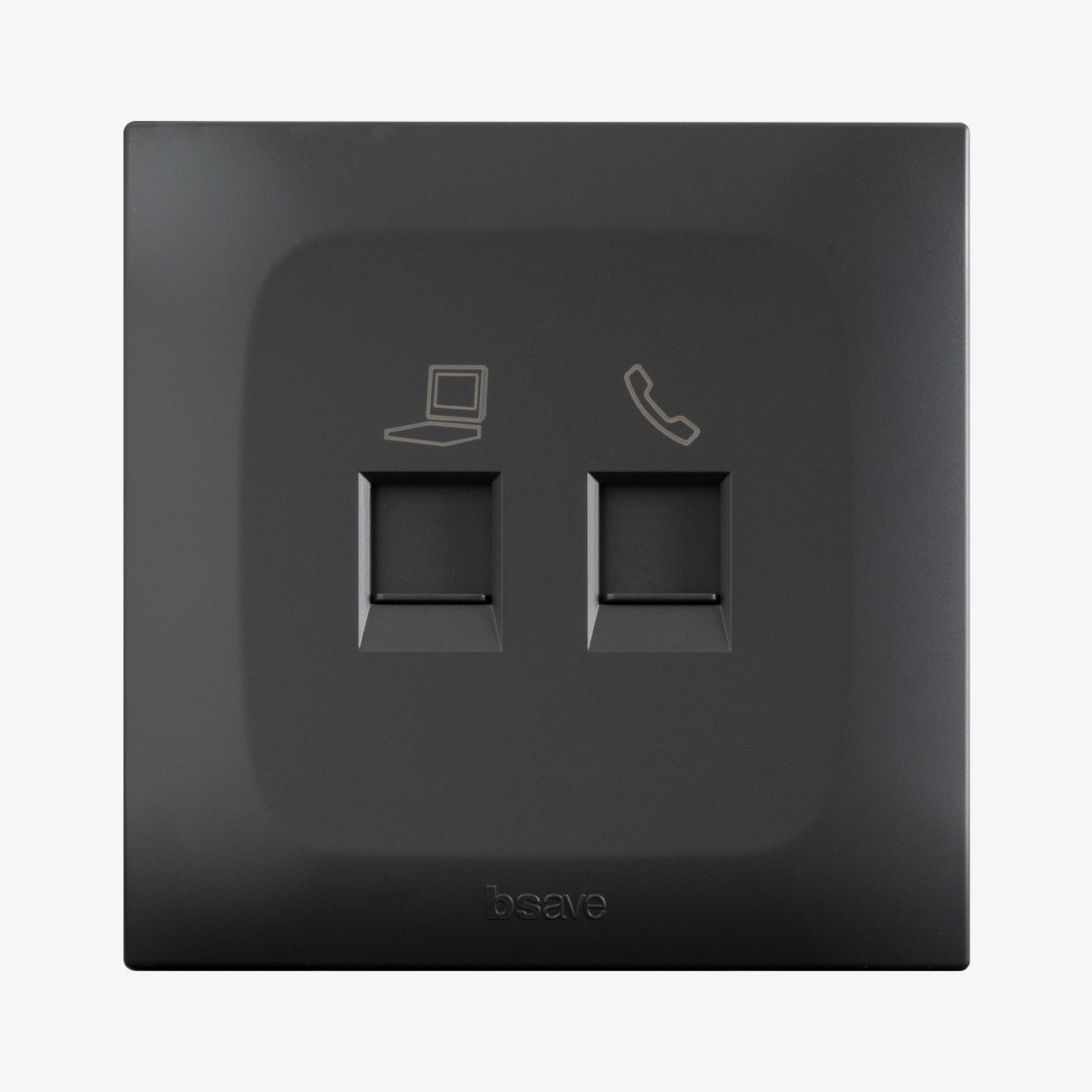 AVE - presa dati rj45 e tel rj11 2m grigio per connessioni affidabili e veloci in un unico dispositivo compatto e versatile, ideale per ambienti domestici e professionali. BSG210C6-24K